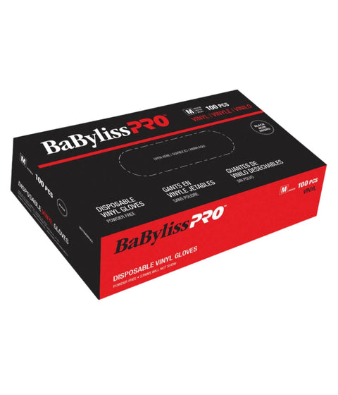 DA BP Black Disposable PF Gloves - Medium (100)