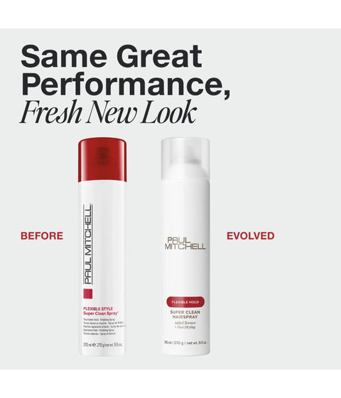 PM Super Clean Hairspray 315ml (Restaged)