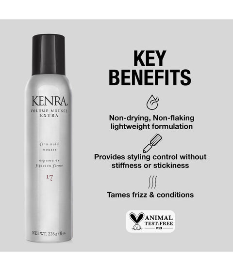 Kenra Volume Mousse Extra 17   8oz