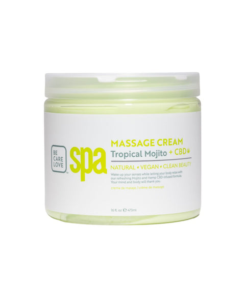 DannyCo BCL Spa Mojito + CBD Massage Cream 16oz