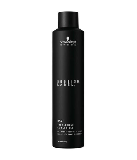 Schwarzkopf Osis+ Session Label The Flexible Dry Light Hold Hairspray, 300mL