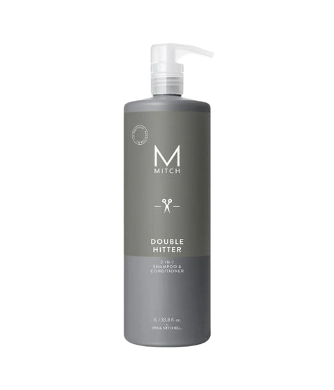 Paul Mitchell MITCH Double Hitter Shampoo and Conditioner, 1L