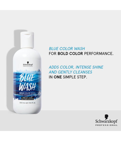 Schwarzkopf Bold Color Wash Blue, 300mL