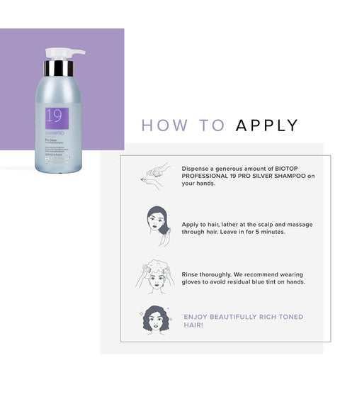 Biotop 19 Pro Silver Shampoo 330mL