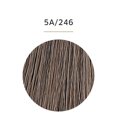 Wella ColorCharm Permanent Liquid Hair Color 5A/Light Ash Brown, 42mL