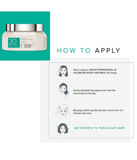 Biotop 20 Volumizing Boost Hair Mask 350mL