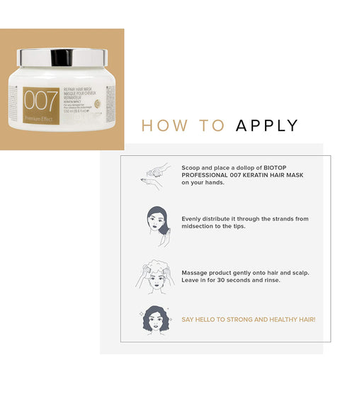 Biotop 007 Keratin Impact Mask 550mL