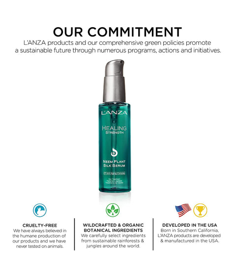 L'ANZA Healing Strength Neem Plant Silk Serum, 100mL