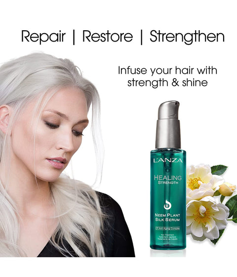 L'ANZA Healing Strength Neem Plant Silk Serum, 100mL