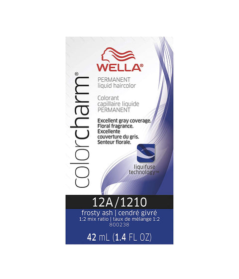 Wella ColorCharm Permanent Liquid Hair Color 12A/Frosty Ash, 42mL