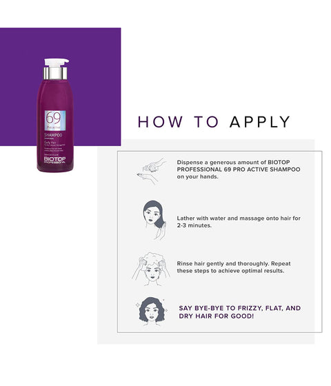 Biotop 69 Pro Active Curly Hair Shampoo 500mL