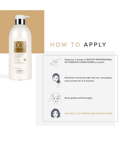 Biotop 007 Keratin Impact Shampoo 500mL