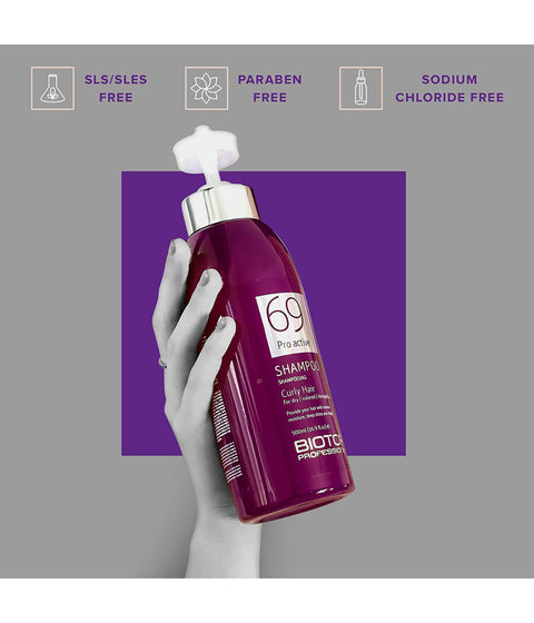 Biotop 69 Pro Active Curly Hair Shampoo 500mL
