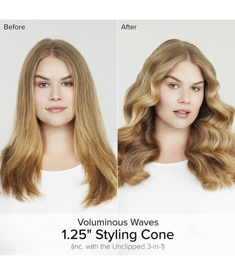 Paul Mitchell Express Ion Unclipped 3-in-1 Curling Wand, 0.75"-1.25"