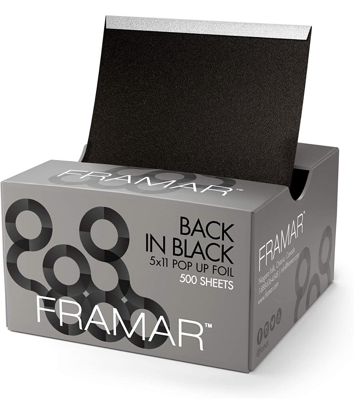 Framar 5 x 11 Rosé All Day Pop Up Hair Foil 500 Sheets – Pro Beauty Supplies