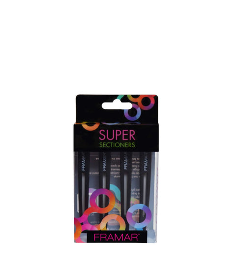 Framar Super Sectioning Black Clip 4/Pkg