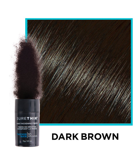 SureThik Hair Thickening Fibers Dark Brown, 15g