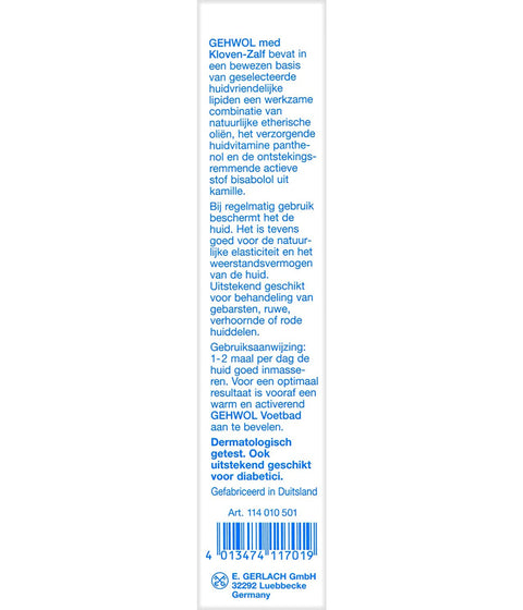 Gehwol Med Salve for Cracked Skin, 75mL