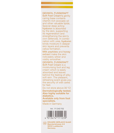 Gehwol Soft Feet Cream, 125mL