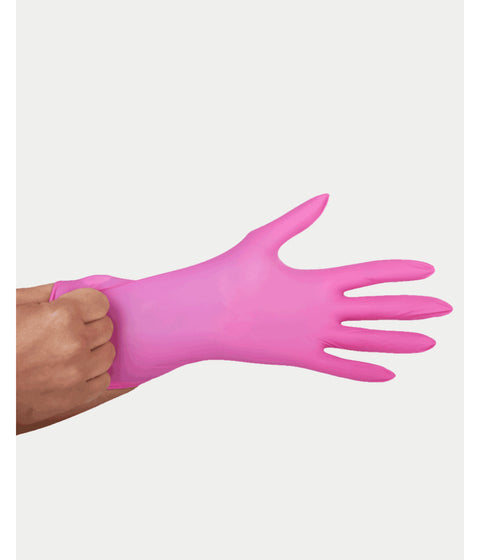 Framar Pink Paws Nitrile Gloves Small 100/Box