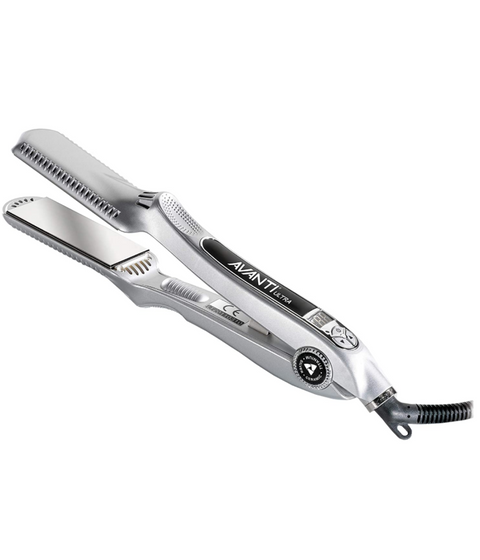 Avanti Ultra Nano-Titanium and Nano-Ceramic Flat Iron 1-3/8", Silver