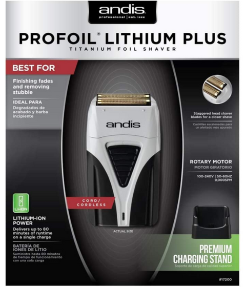 andis profoil plus shaver packaging