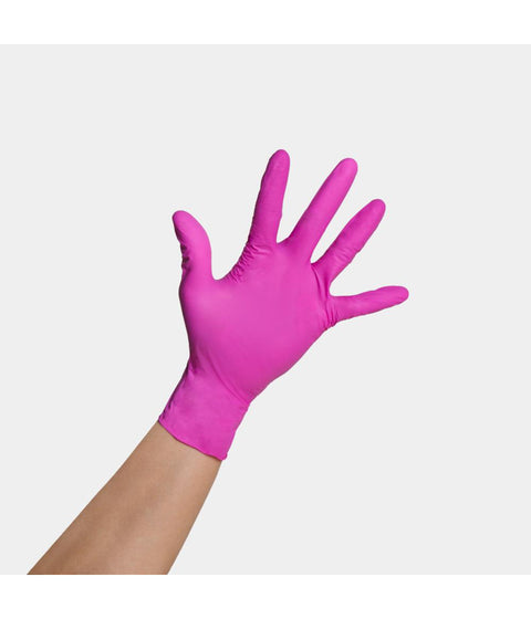 Framar Pink Paws Nitrile Gloves Large 100/Box