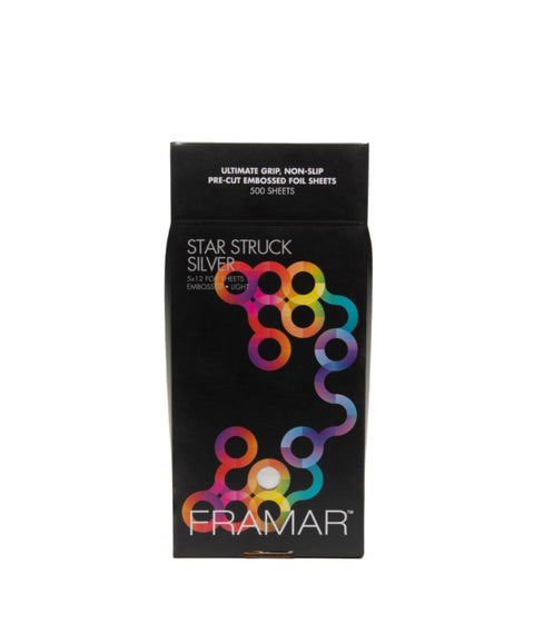 Framar Star Struck Silver 5 x 12 Light Embossed 500 Sheets