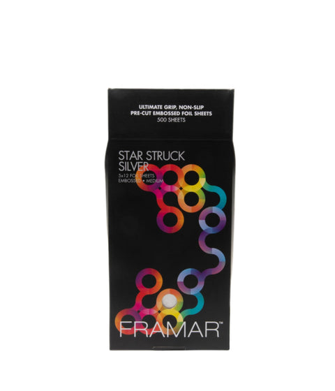 Framar Star Struck Silver 5 x 12 Medium Embossed 500 Sheets