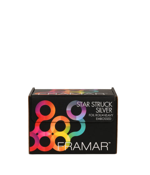 Framar Star Struck Silver Embossed Heavy Foil Roll 1lb