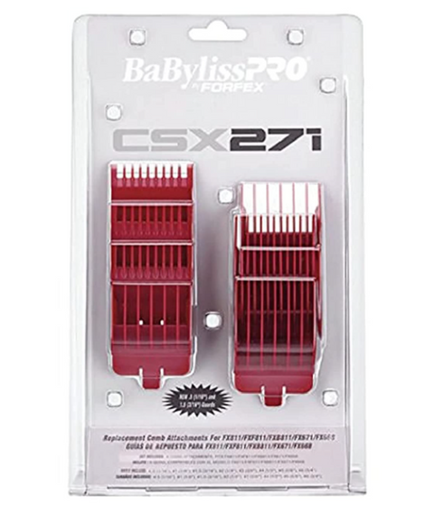 DannyCo BaBylissPRO Red 8-Comb Set FXCSX271