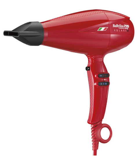 DannyCo BaBylissPRO Ionic and Nano-Titanium Volare V1 Hair Dryer, Red