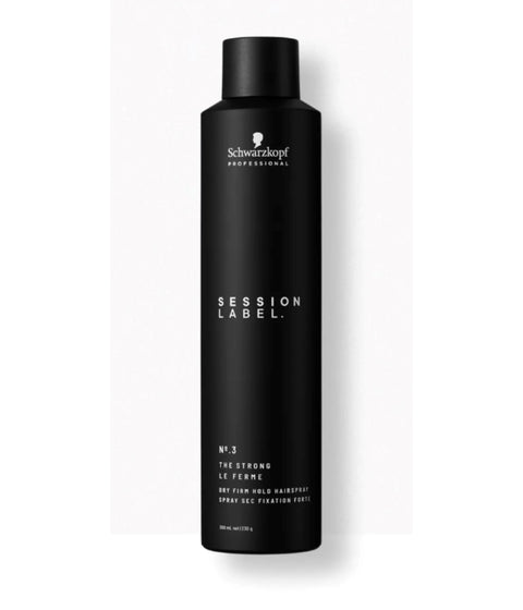 Schwarzkopf Osis+ Session Label The Strong Firm Hold Hairspray, 300mL