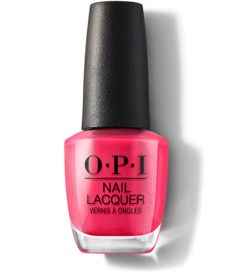 OPI Nail Lacquer, Charged Up Cherry, 15mL