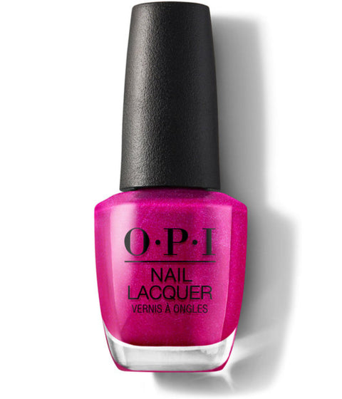 OPI Nail Lacquer, Flashbulb Fuchsia, 15mL