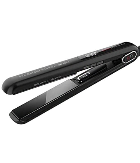 Ga.Ma Professional G-Evo Silk Chrome Flat Iron 1.5"