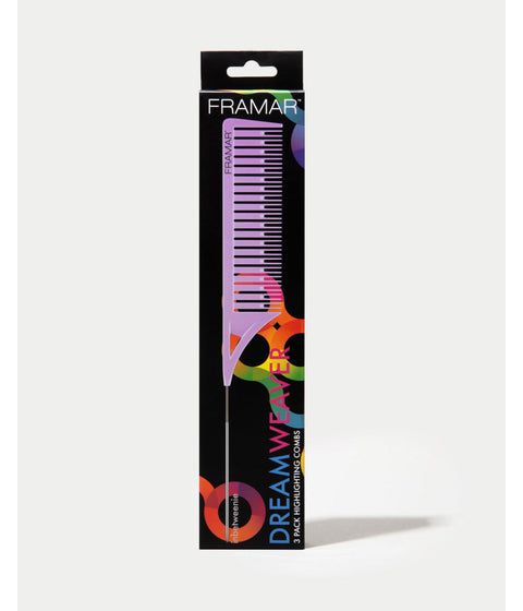 Framar Pastel Dreamweaver Highlighting Comb Set 3/Pkg