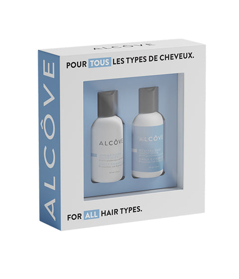 Alcove Daily Shampoo and Conditioner Travel Duo