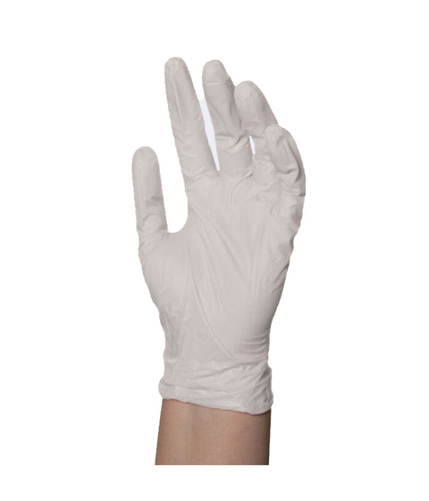 DannyCo BaBylissPRO Disposable Nitrile Gloves White, Large