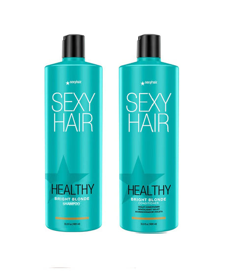 SexyHair Healthy Bright Blonde Litre Duo JF24