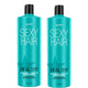 SexyHair Healthy Tri-Wheat Leave-In Cond Litre Duo JF24