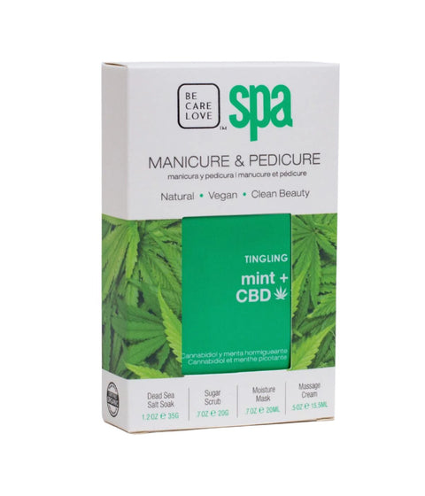 DA Spa Single Use Packet Box - Mint & CBD