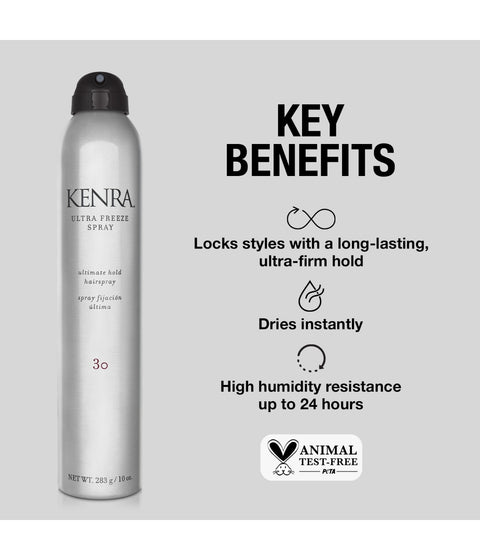 Kenra Ultra Freeze Spray 55% 30 10OZ