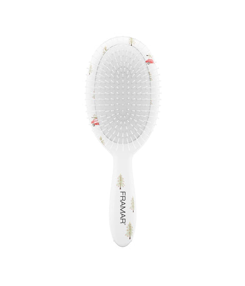 FRAM HOLLY DAYS DETANGLE BRUSH - EVERGREEN ND26