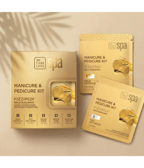 DA Frizzipedi Mani & Pedi Kits - Gold Elegance