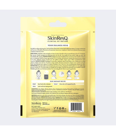 DA SkinResq Sheet Mask 7 Pack - Get Up & Glow