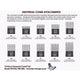 Oster 10pc Universal Comb Set