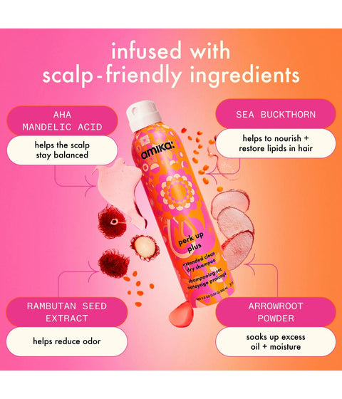 Amika Perk Up Plus Extended Clean Dry Shampoo 199ml