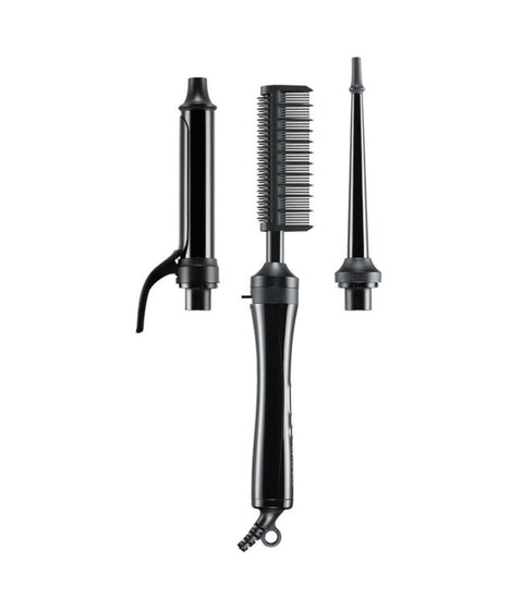 PM Texture 3-in-1 Curling Iron & Hot Comb