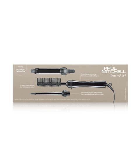 PM Texture 3-in-1 Curling Iron & Hot Comb